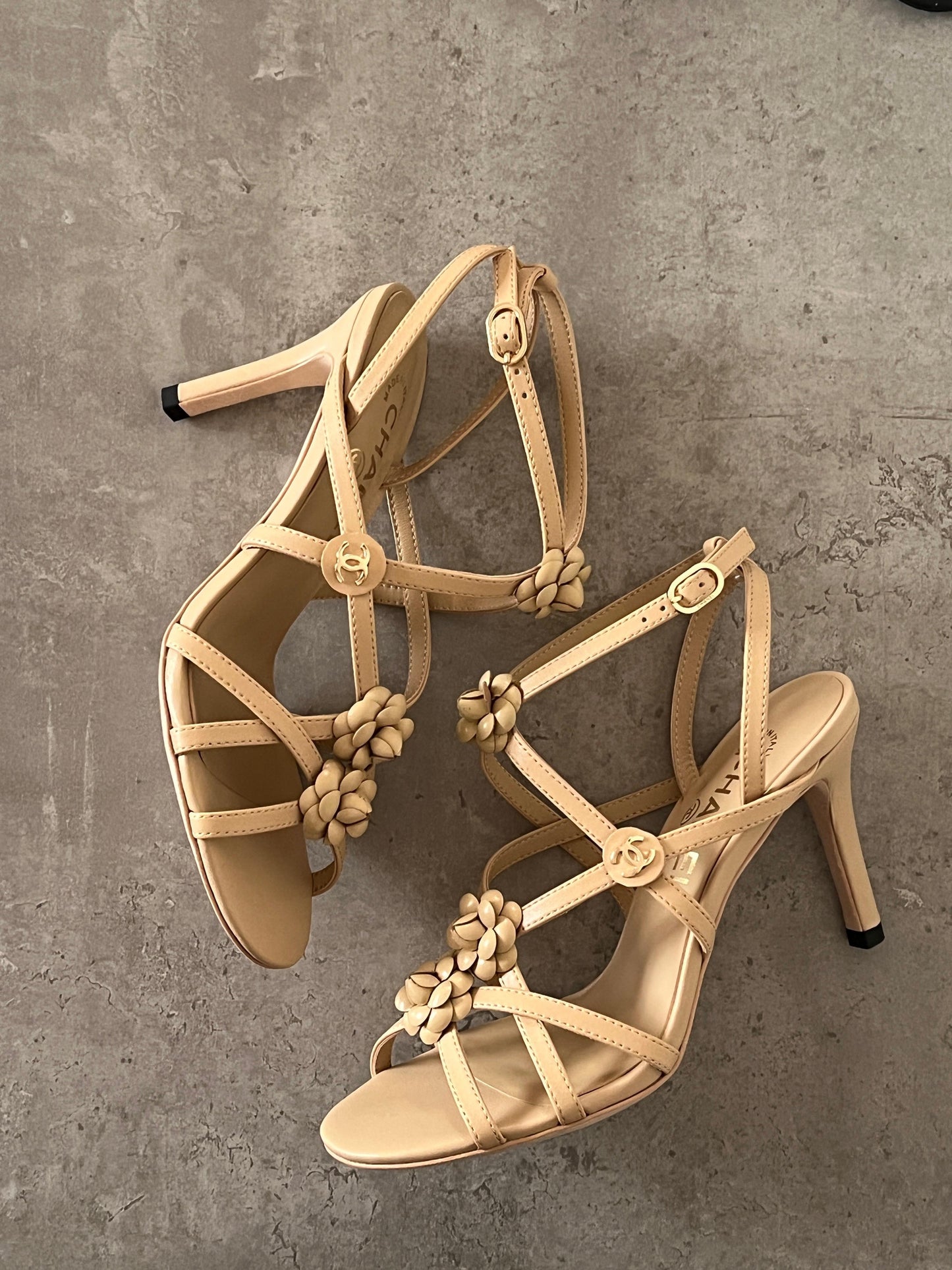 Chanel sandals heels