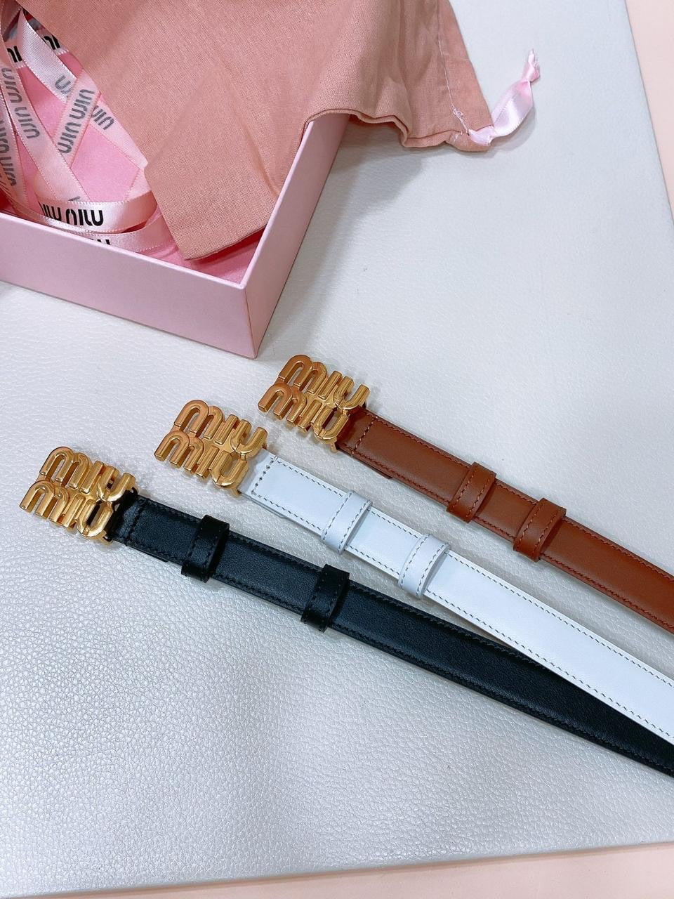 Miu miu belt