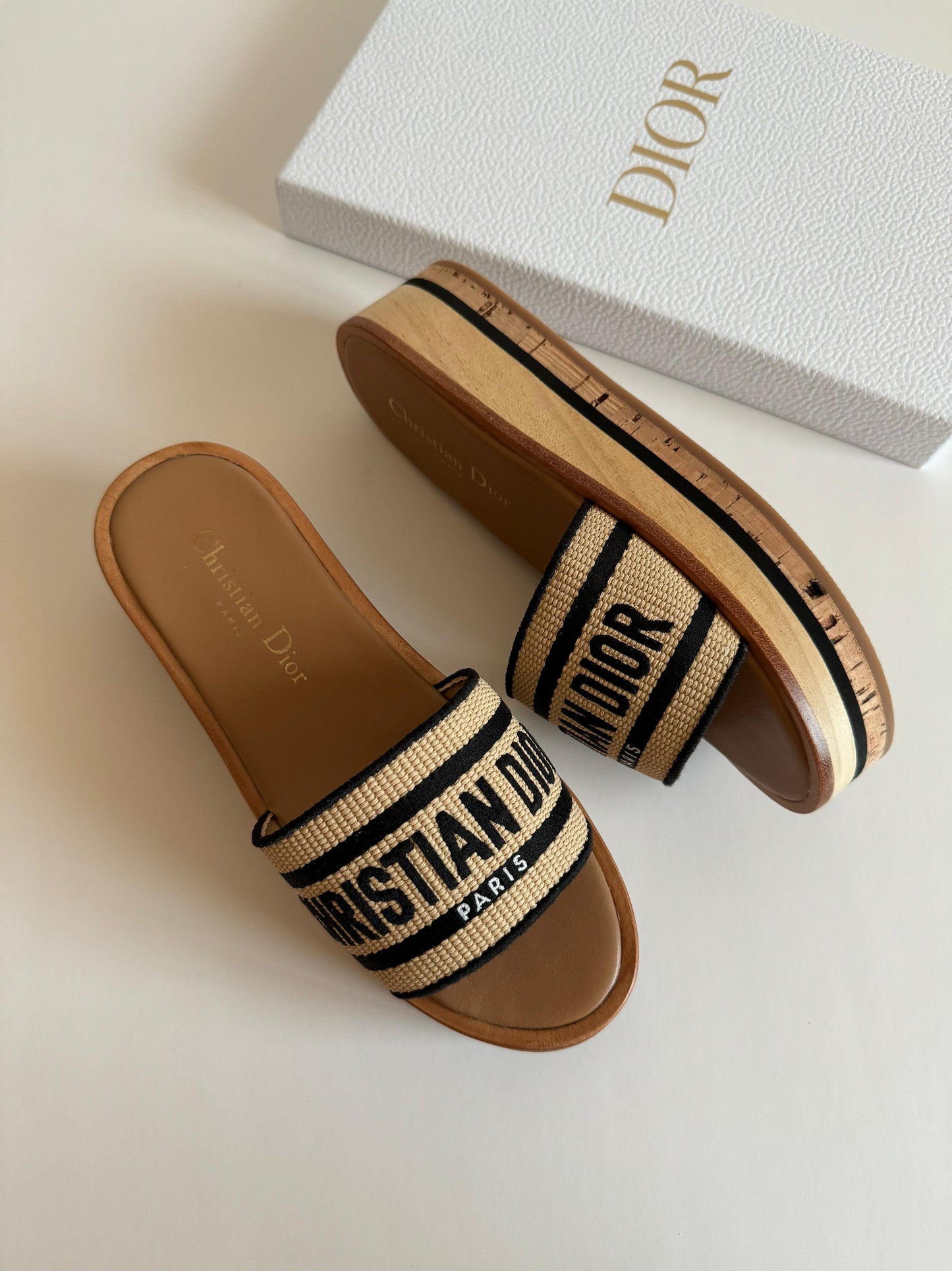 Dior slippers - wedges