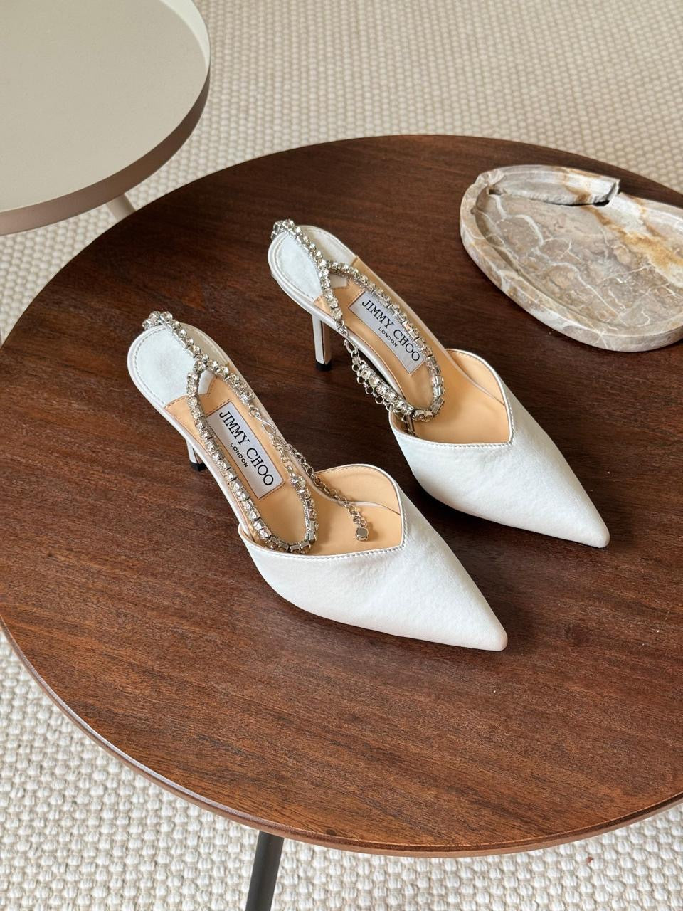 Jimmy choo heels - white