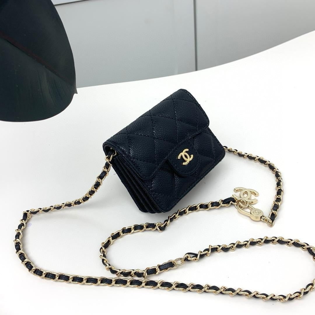 Chanel belt - chain belt with wallet