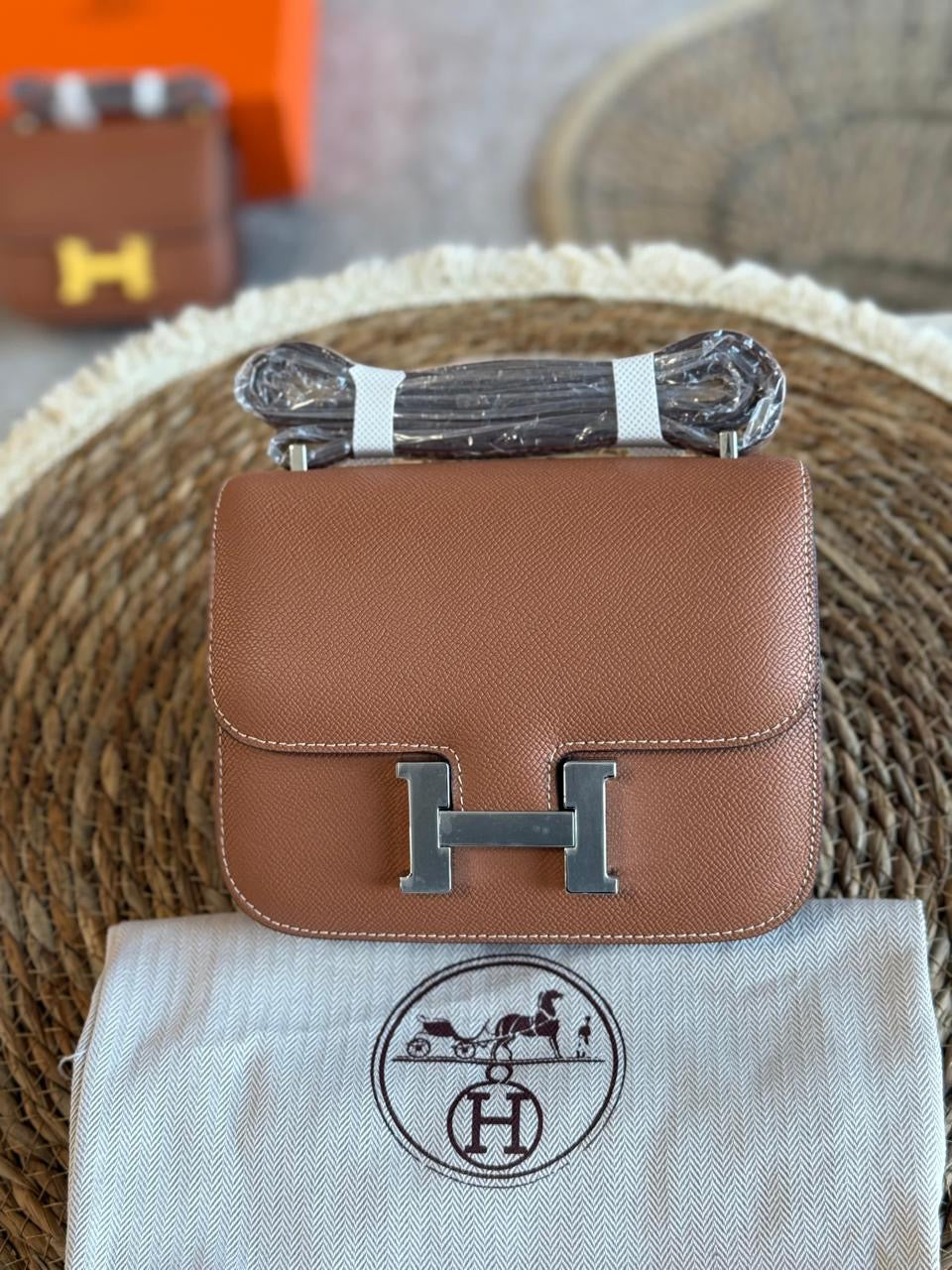 Hermes bag - silver hardware