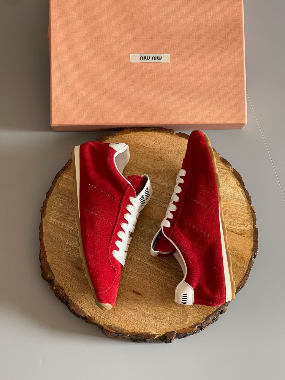 Miu miu sneakers - red