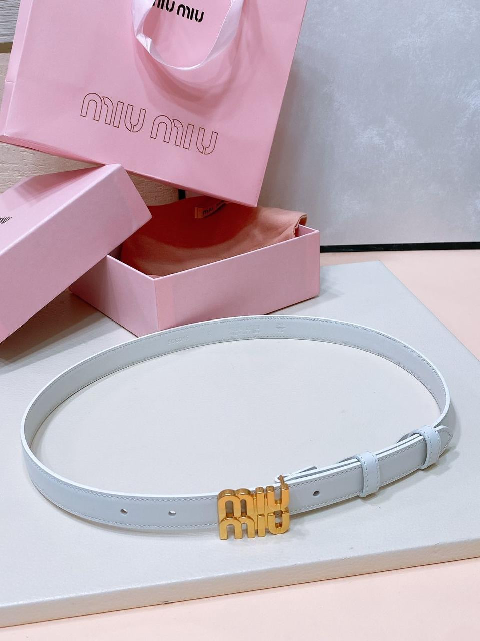 Miu miu belt