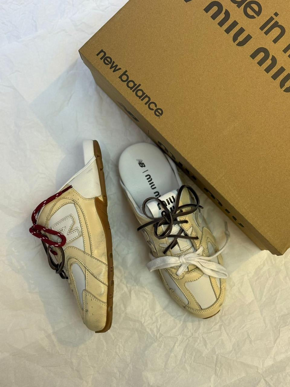 New balance x miu miu sneakers mules
