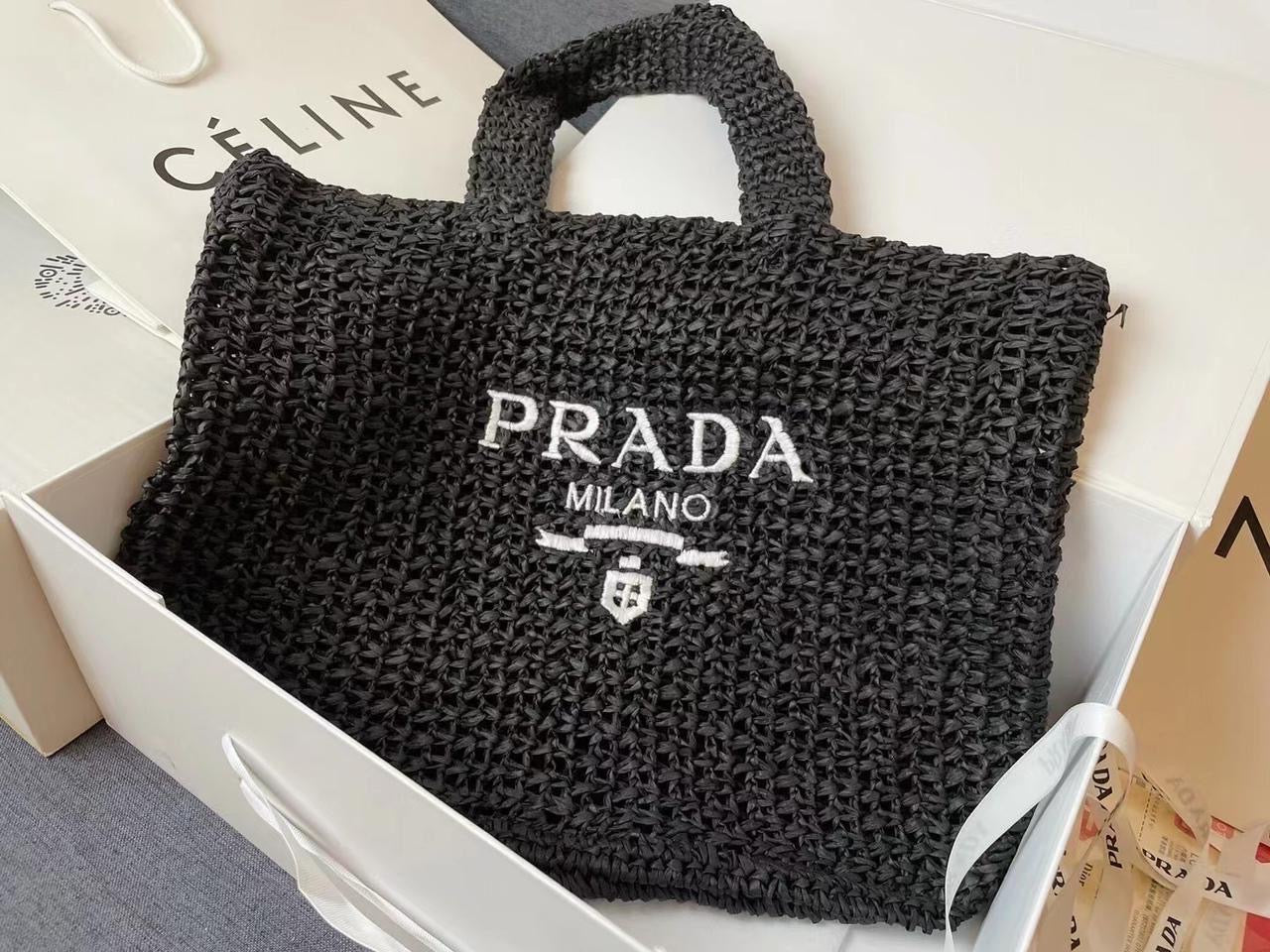 Prada bag - tote beach