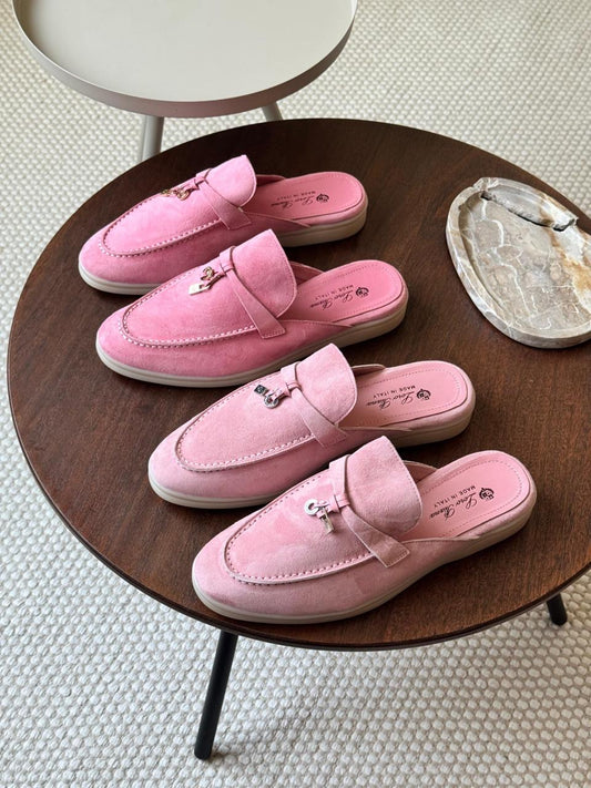 Loro piana mules - pink