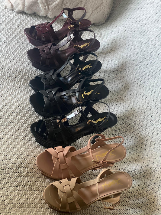 Ysl sandals heels