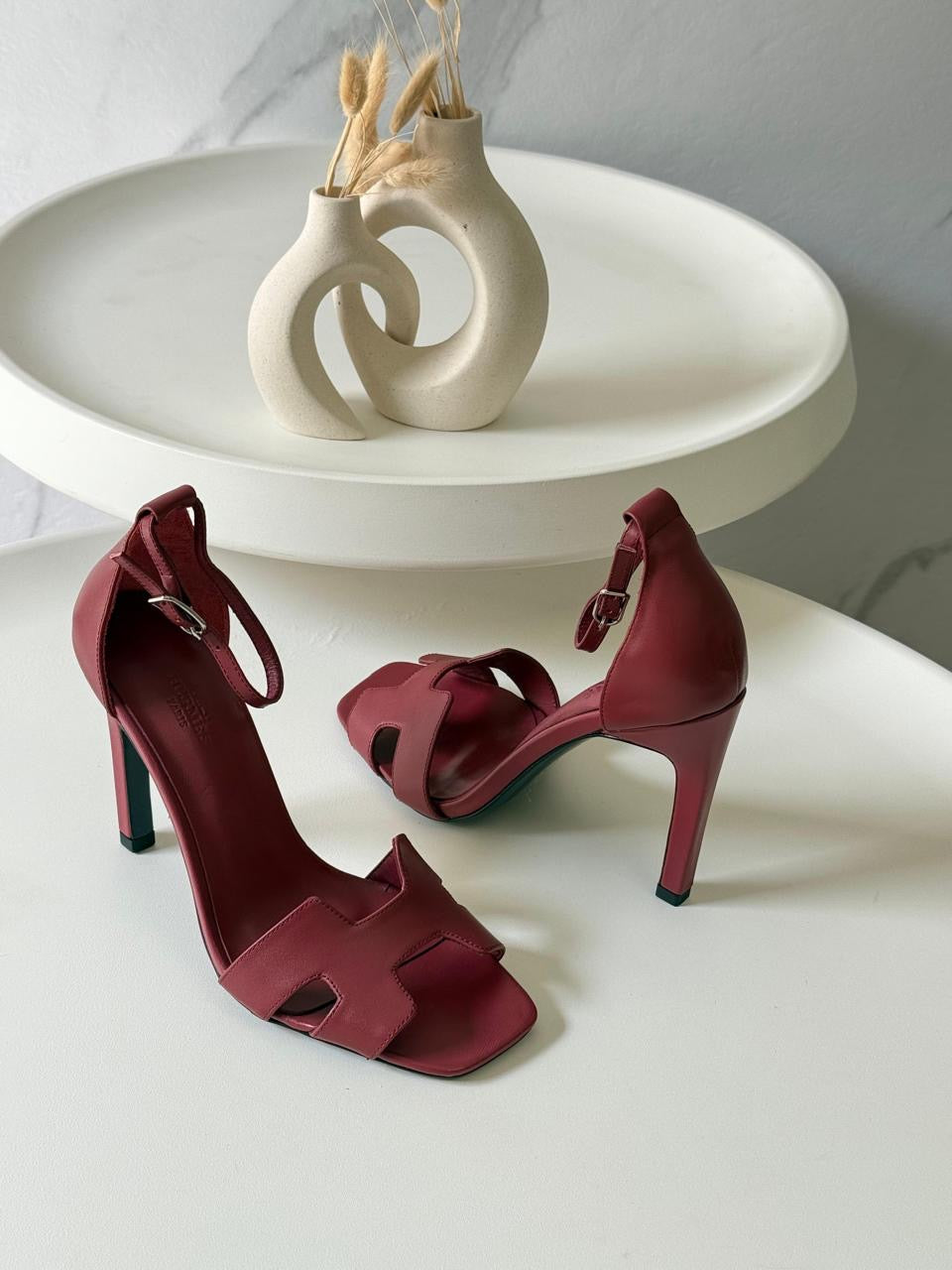 Hermes sandals heels (soft leather)