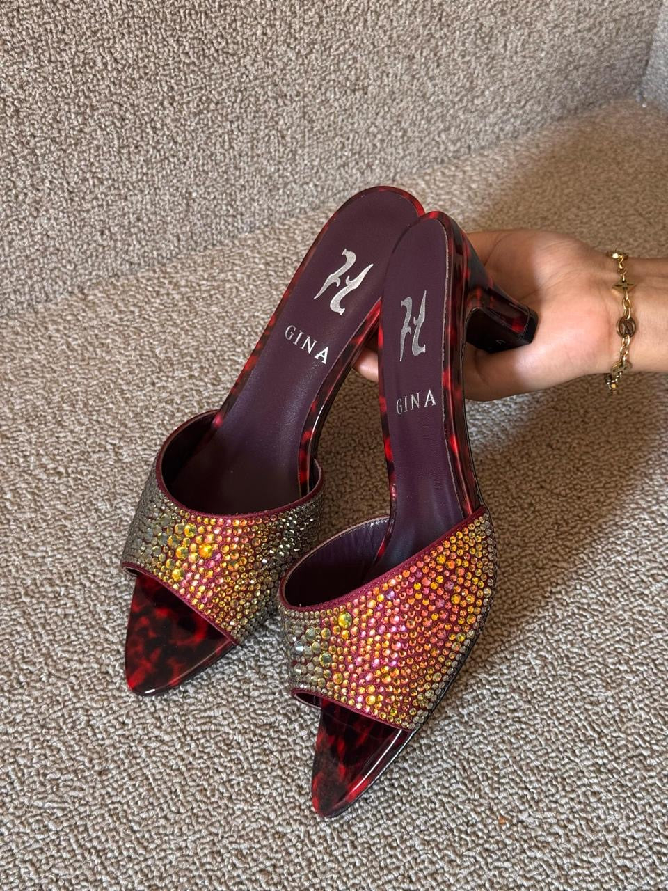 Gina sandals heels - low heels