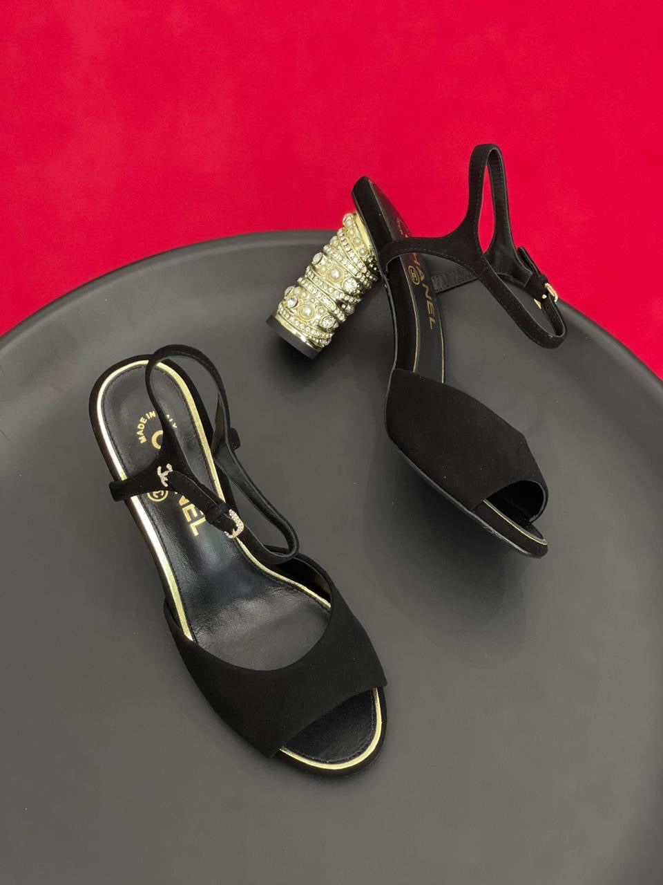 Chanel sandals heels