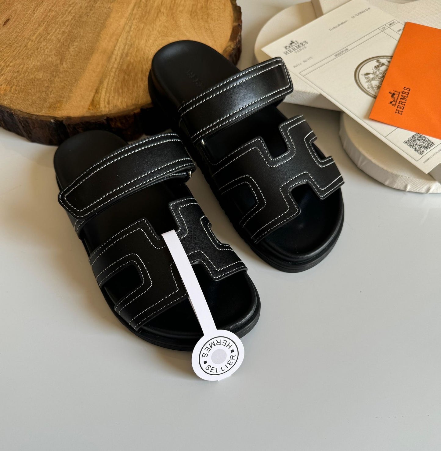 Hermes slippers chypre