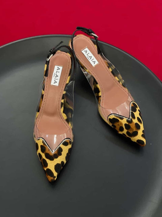Alaia heels leopard