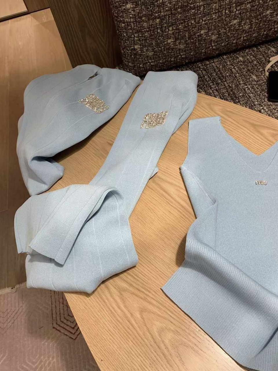 Miu miu tracksuit - clothes set 3 pcs