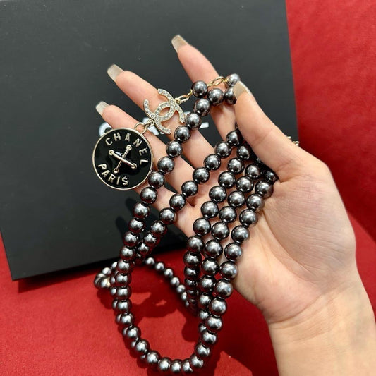 Chanel belt - pearl chain belt