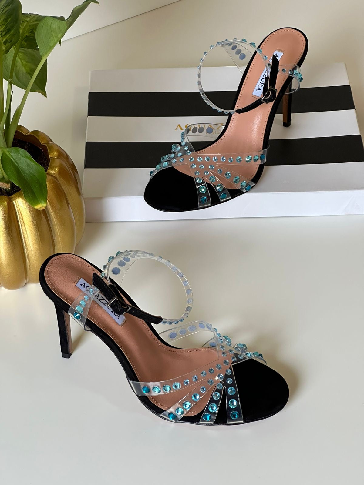 Aquazurra sandals heels