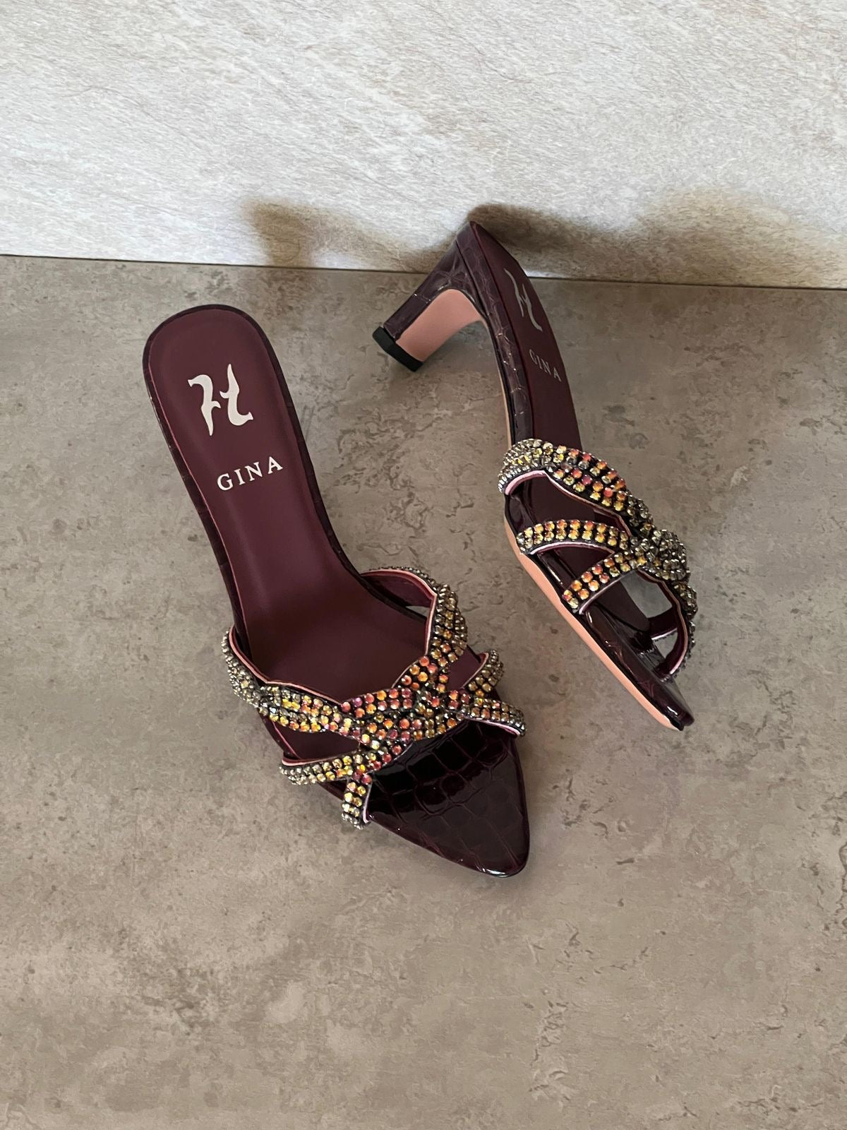 Gina sandals heels ( low and high heels )