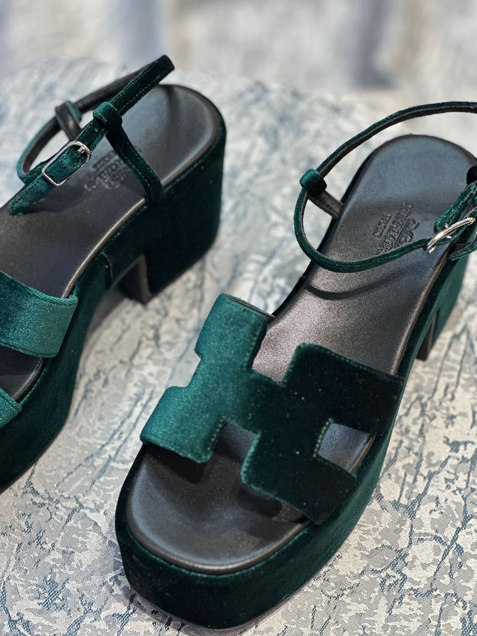 Hermes sandals heels - wedges
