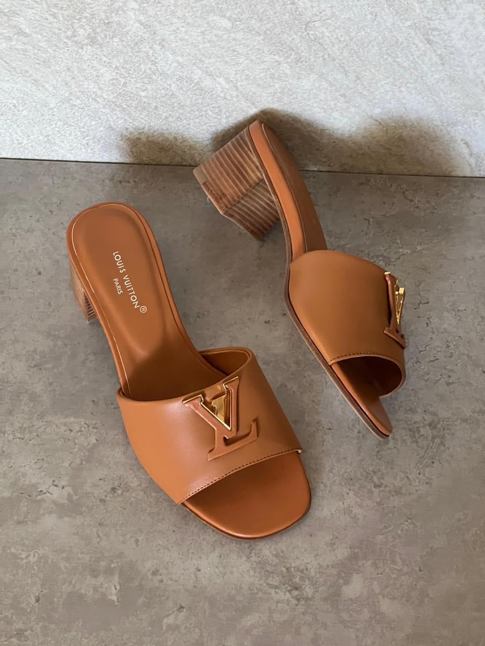 Lv sandals heels