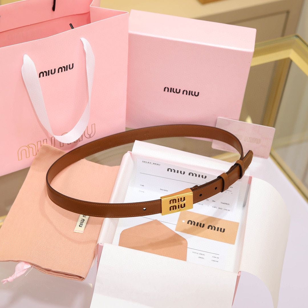 Miu miu belt