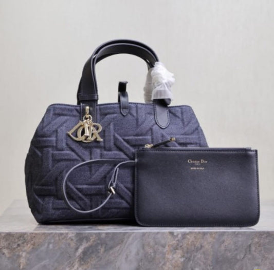 Dior bag 28 cm navy blue