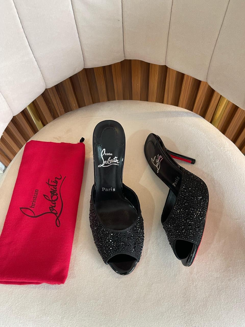 Christian louboutin sandala heels
