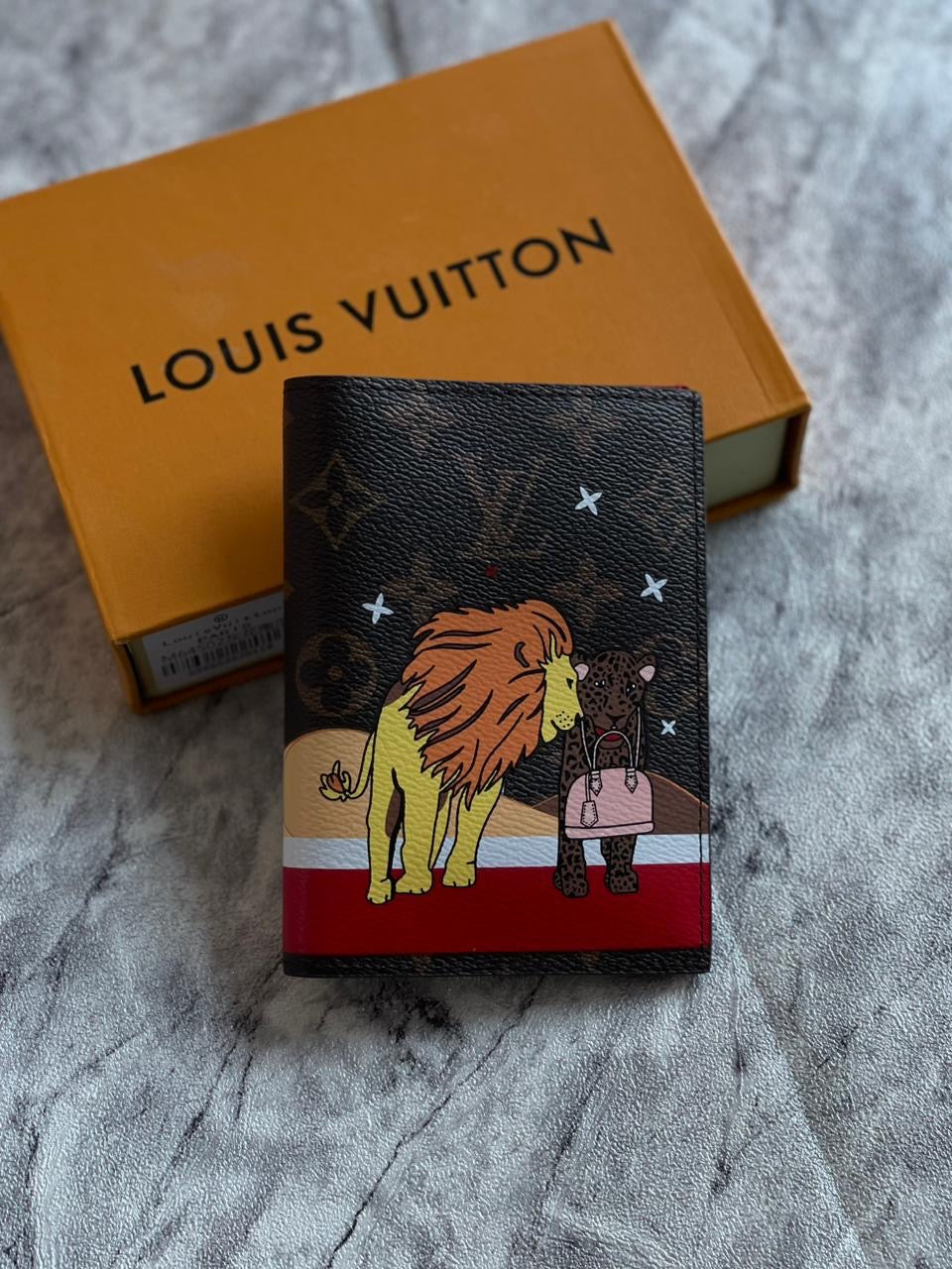 Lv passport cover - wallet