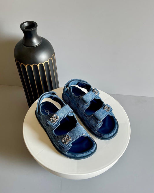 Chanel sandals.