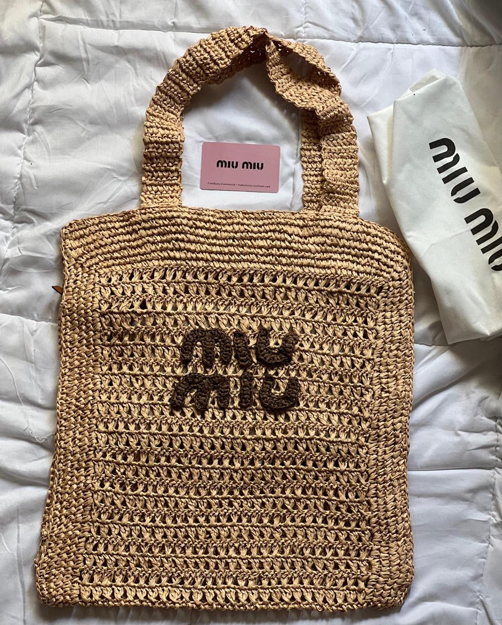 Miu miu bag tote - beach bag