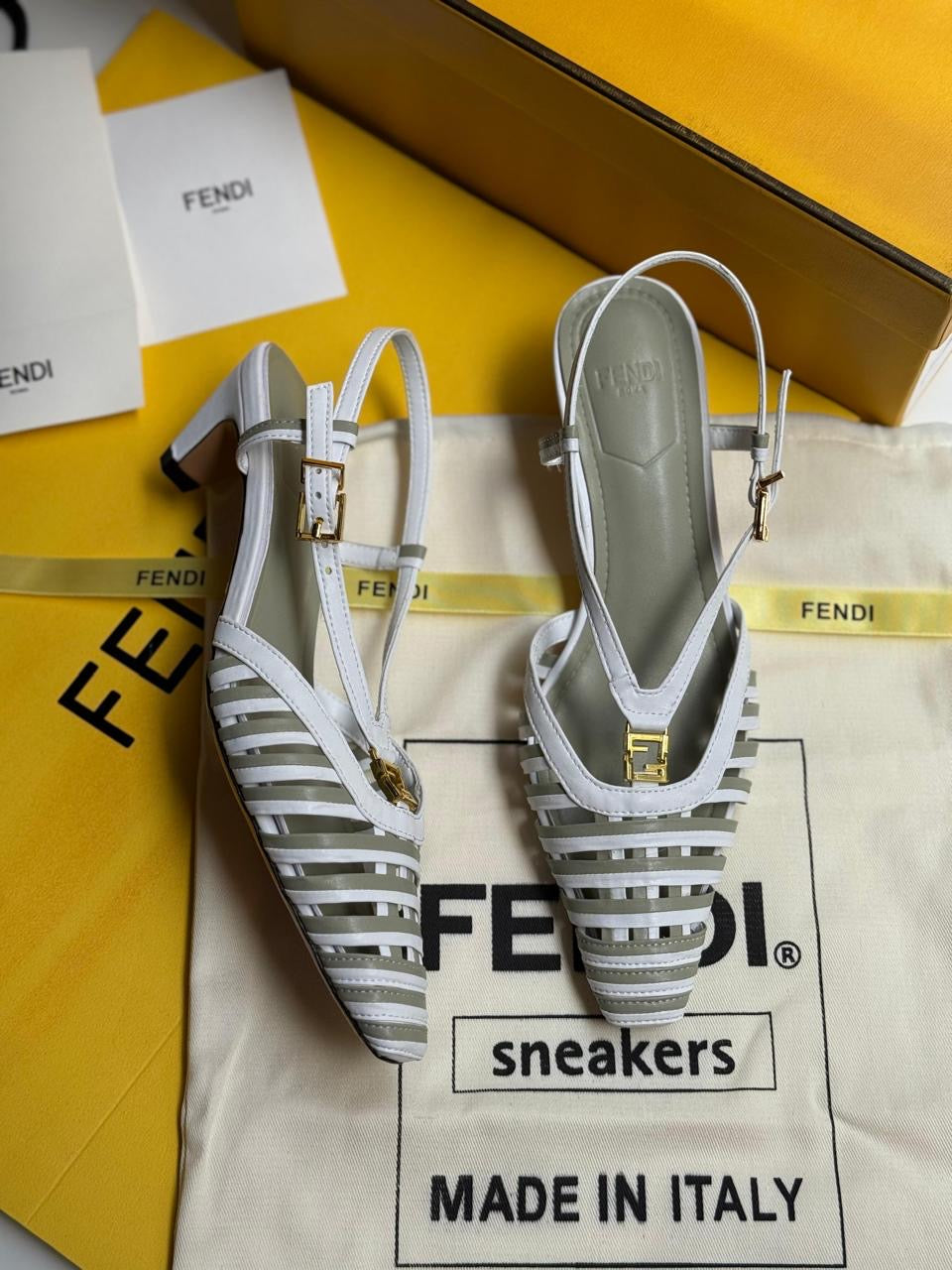 Fendi heels - low heels