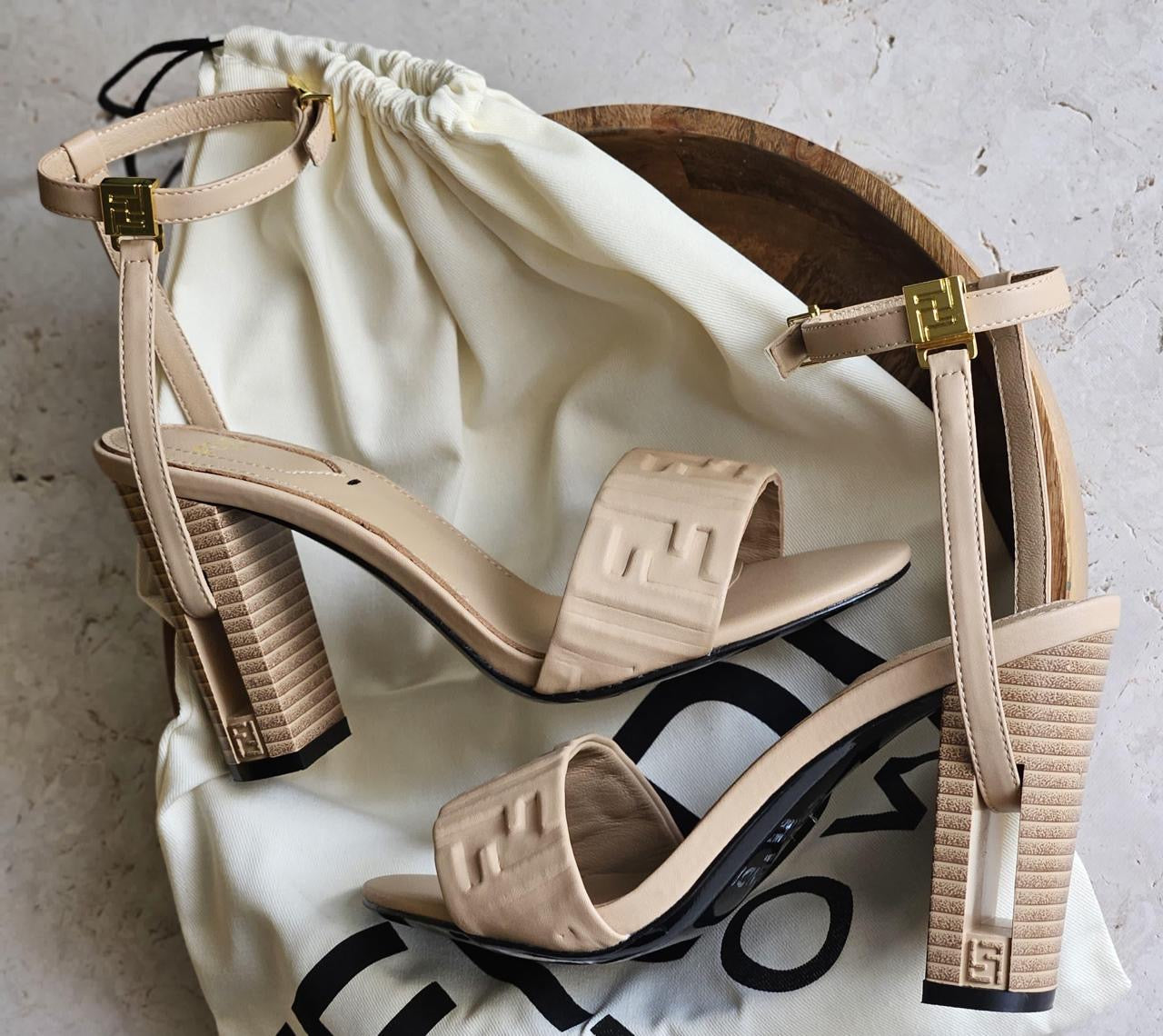 Fendi sandals heels