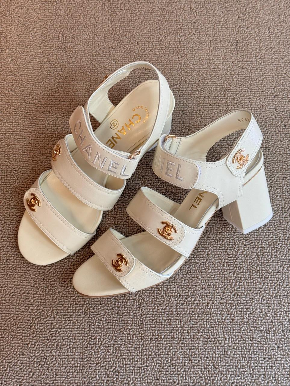 Chanel sandals heels