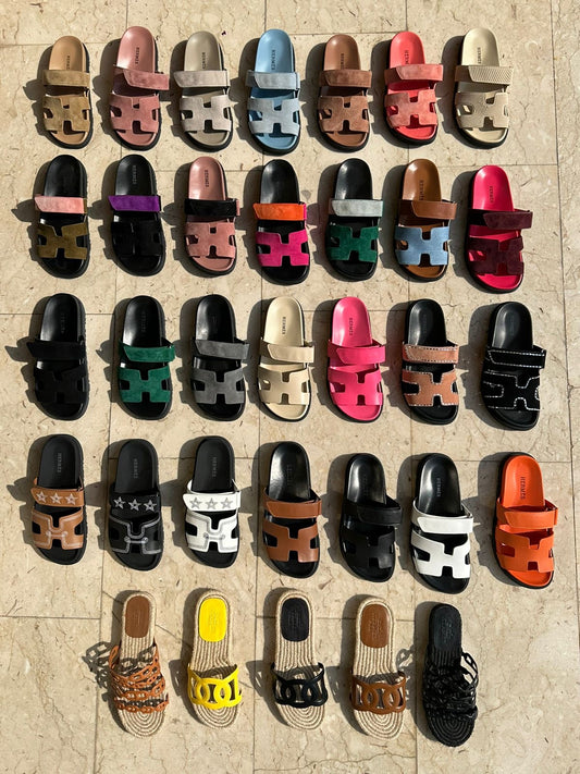 Hermes slipper - chypre collection