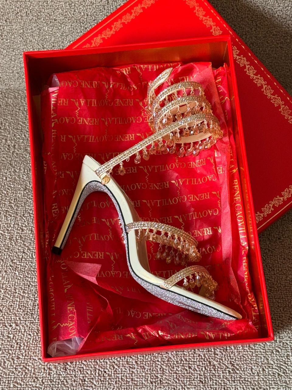 Rene caovilla sandas heels