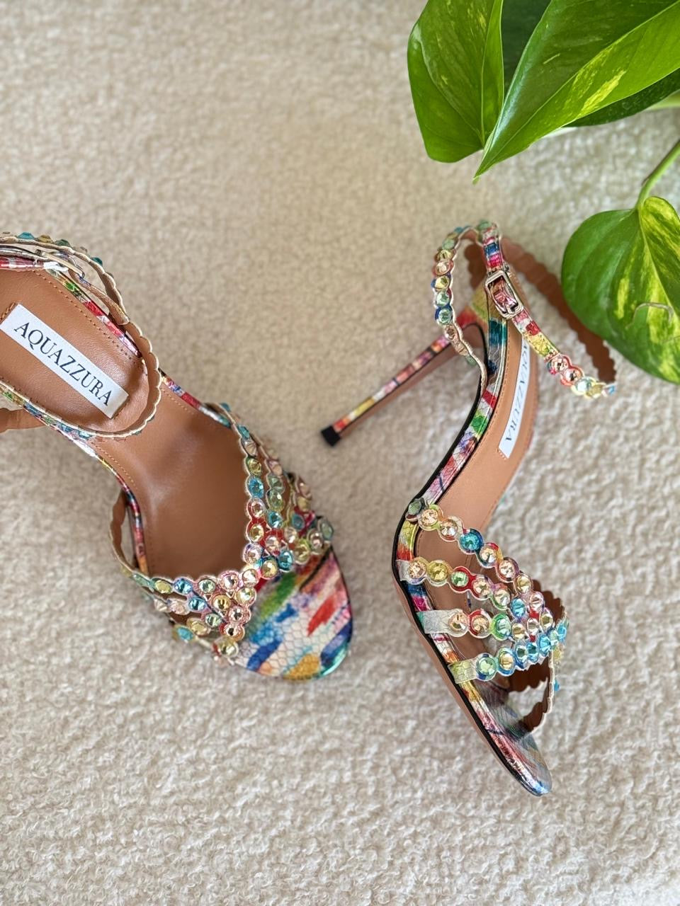 Aquazurra sandals heels