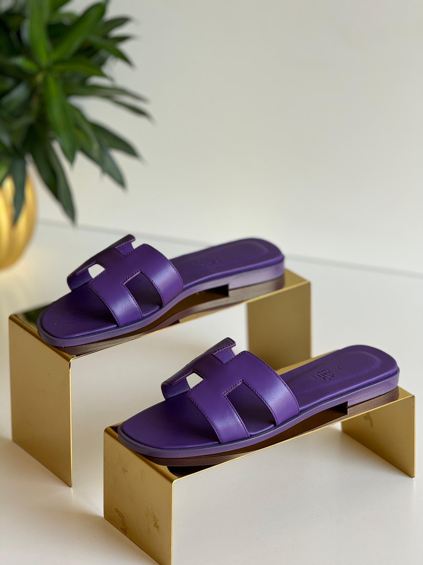 Hermes slipper - soft leather