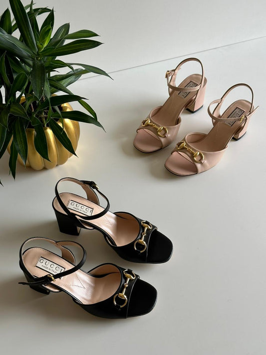 Gcci sandals heels