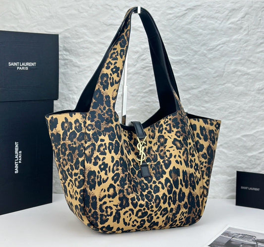 Ysl bag tote - leopard