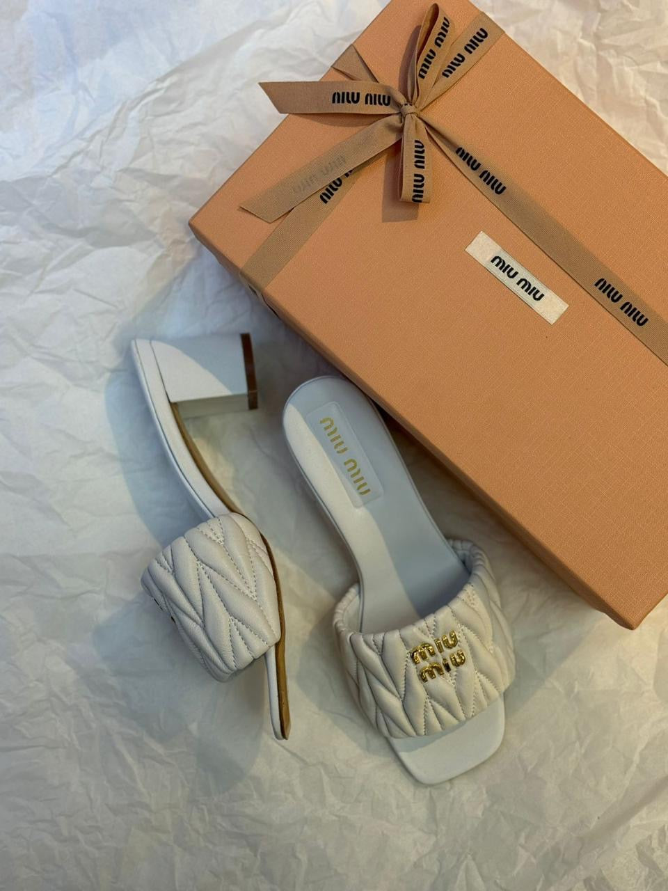 Miu miu sandals heels