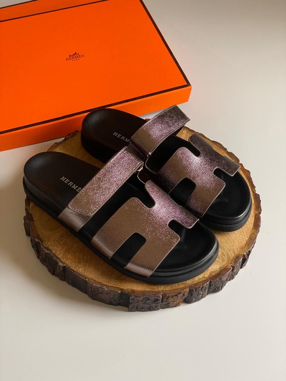 Hermes slippers chypre