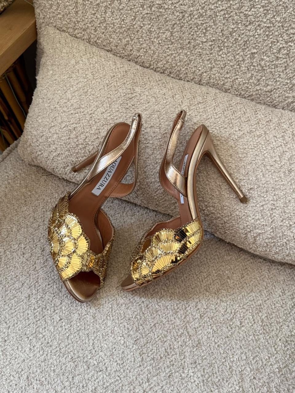 Aquazurra sandals heels