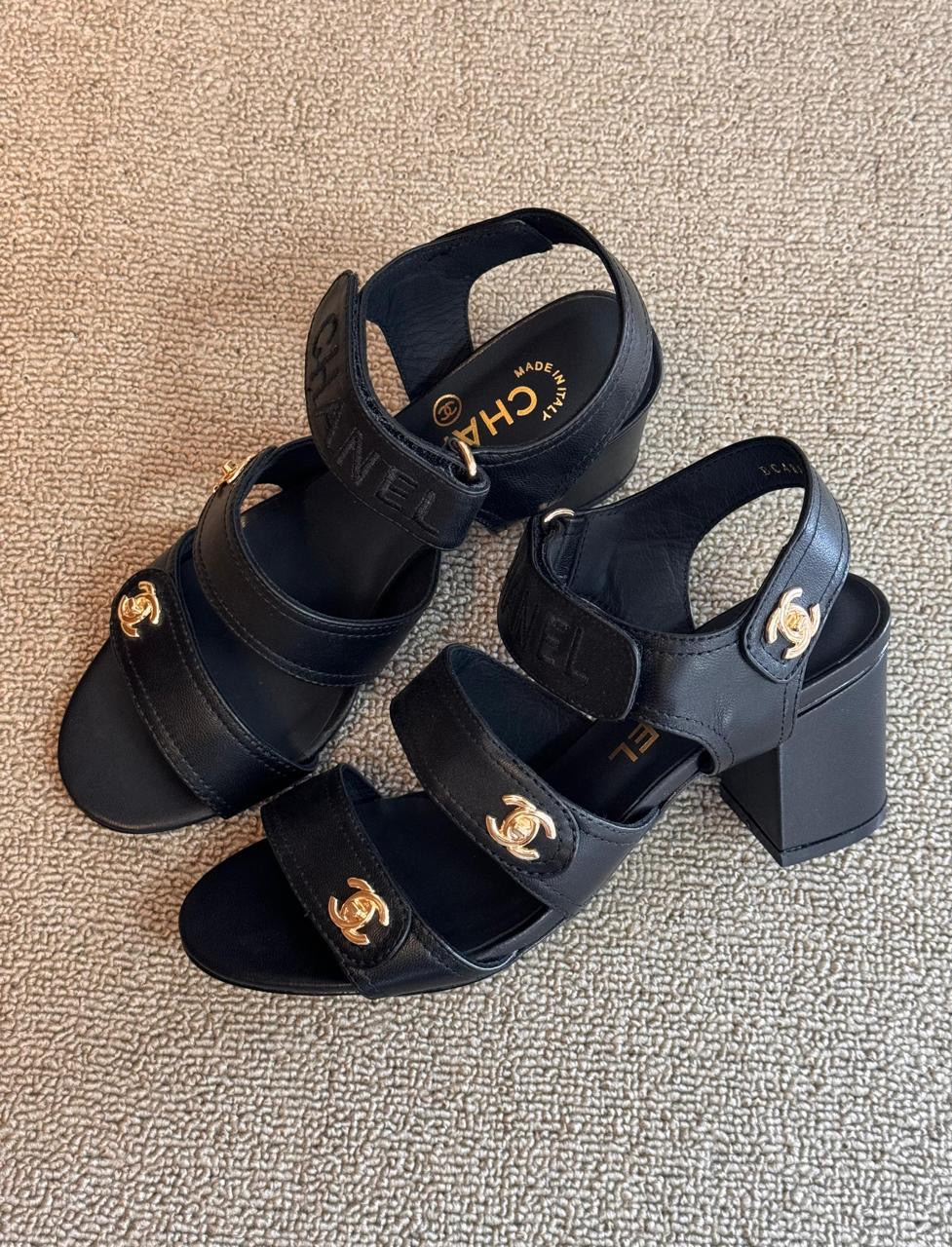 Chanel sandals heels