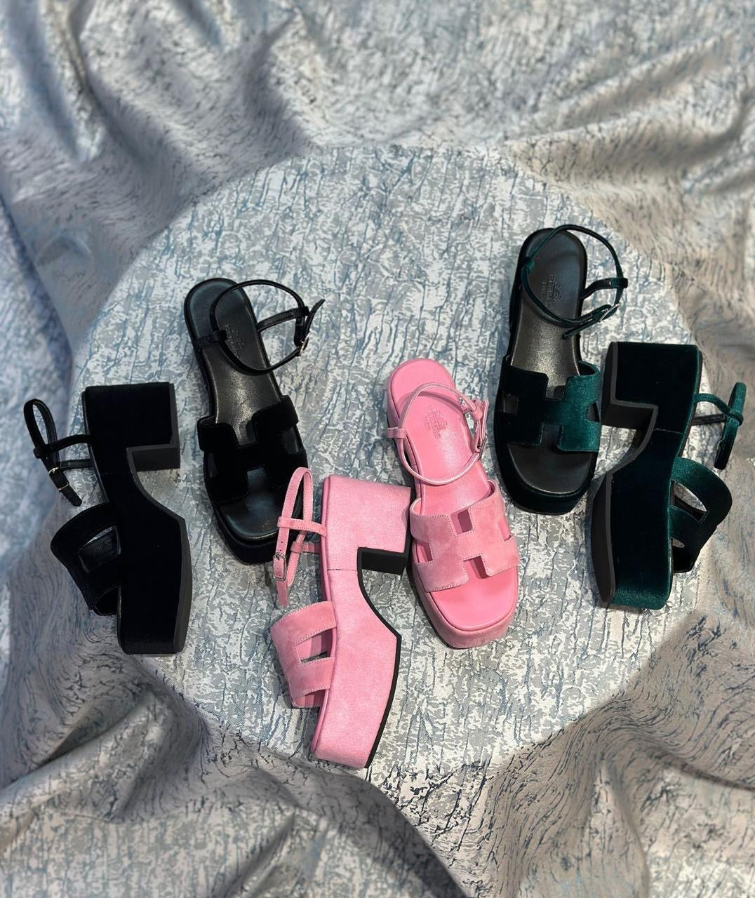 Hermes sandals heels - wedges