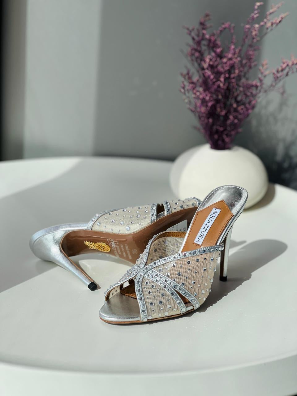 Aquazurra sandals heels