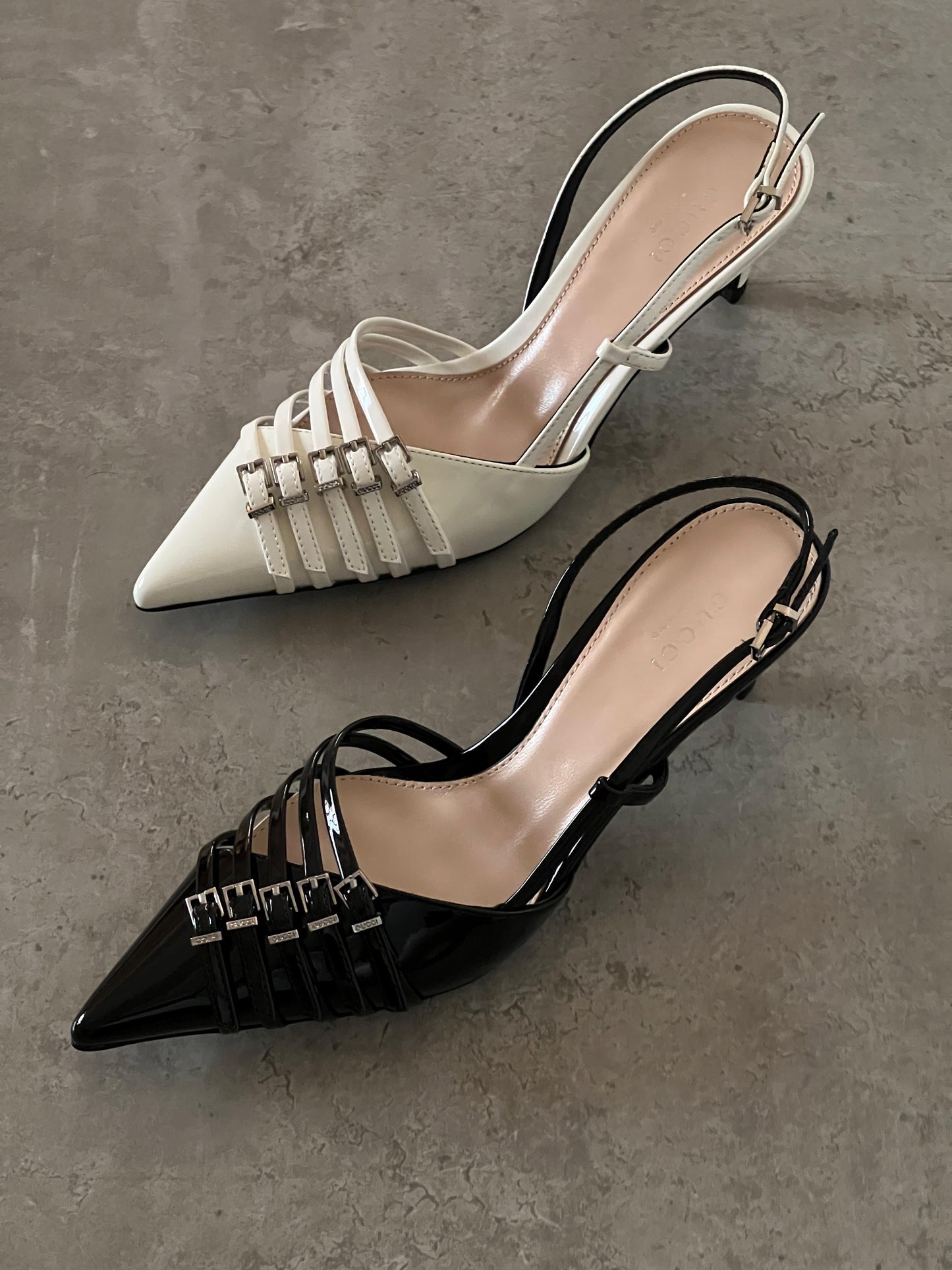 Gcci sandals heels