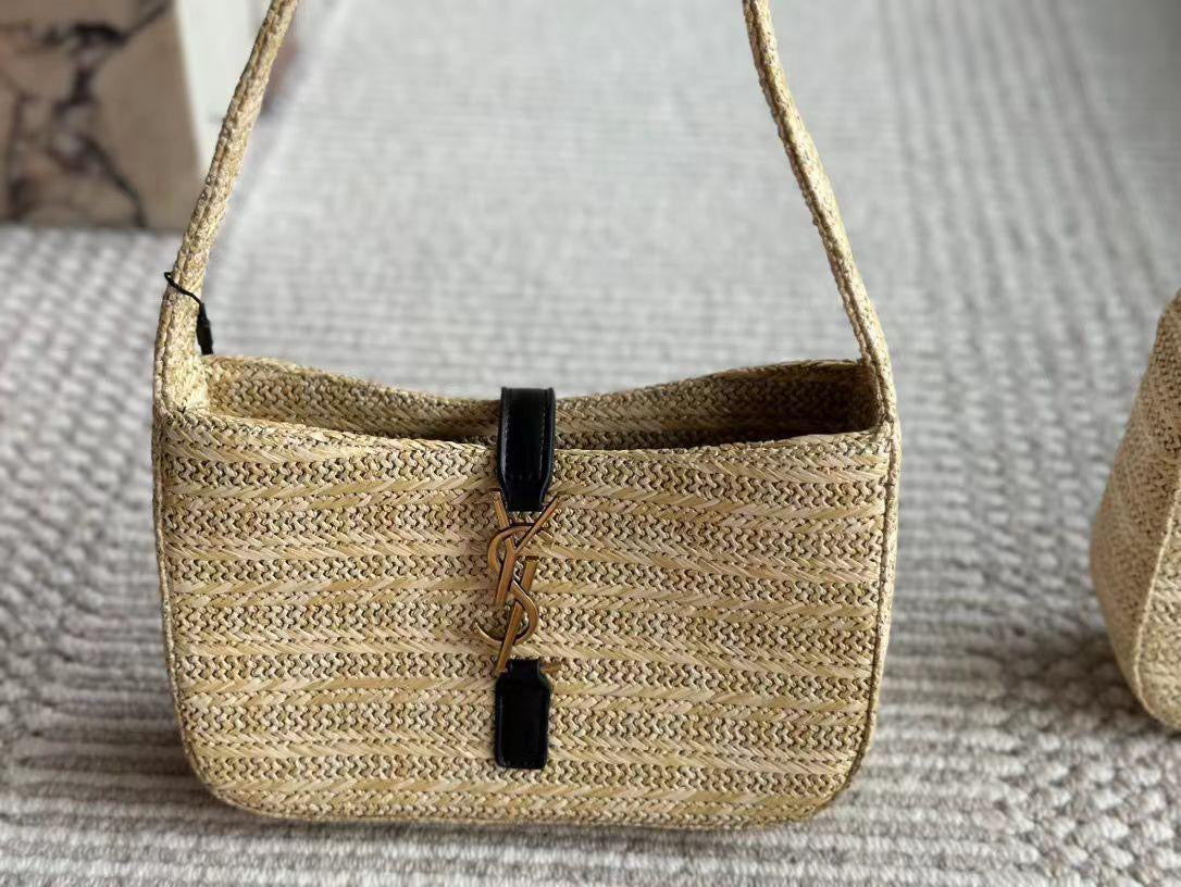 Ysl bag - straw bag