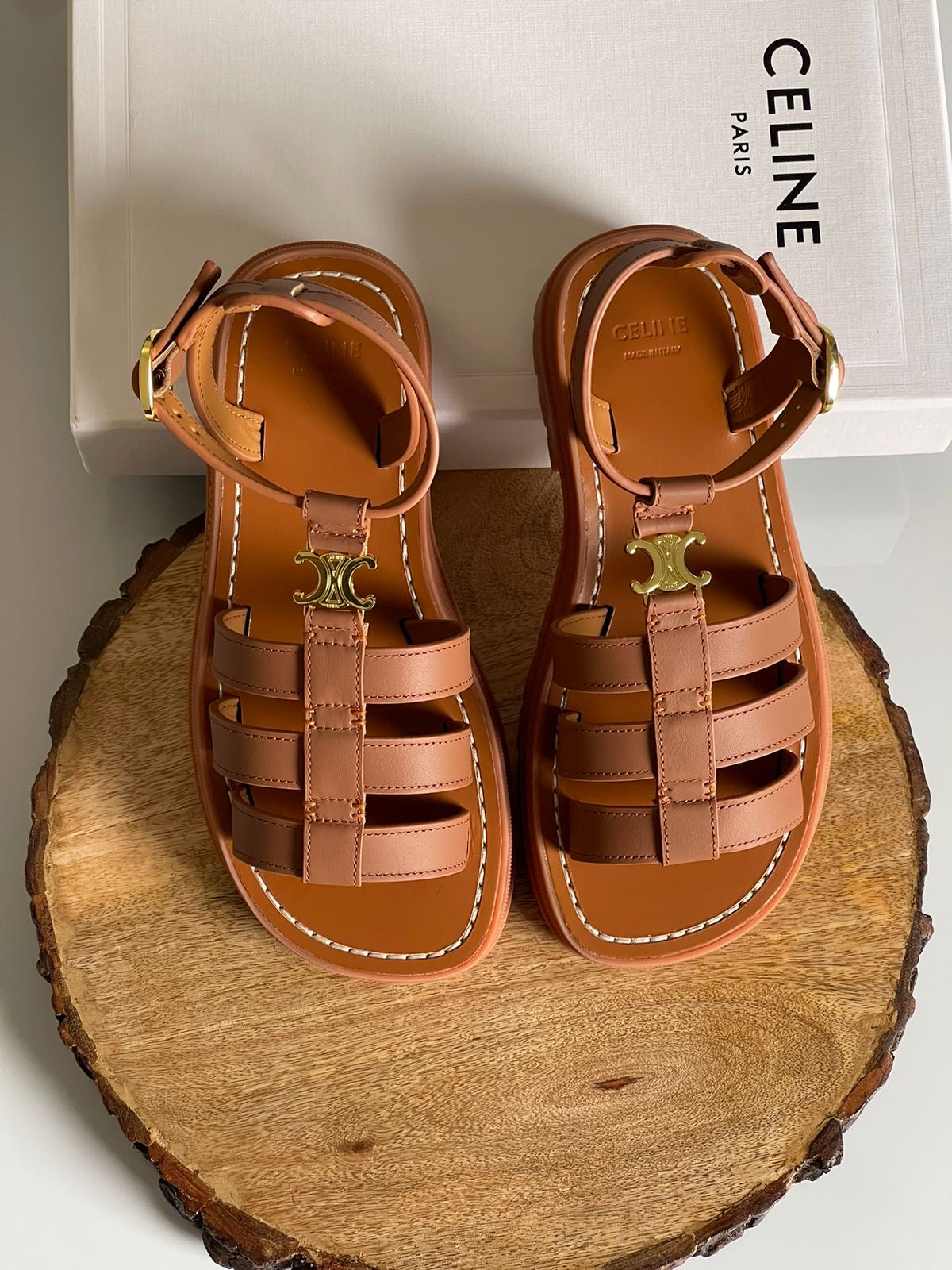 Celine sandals.