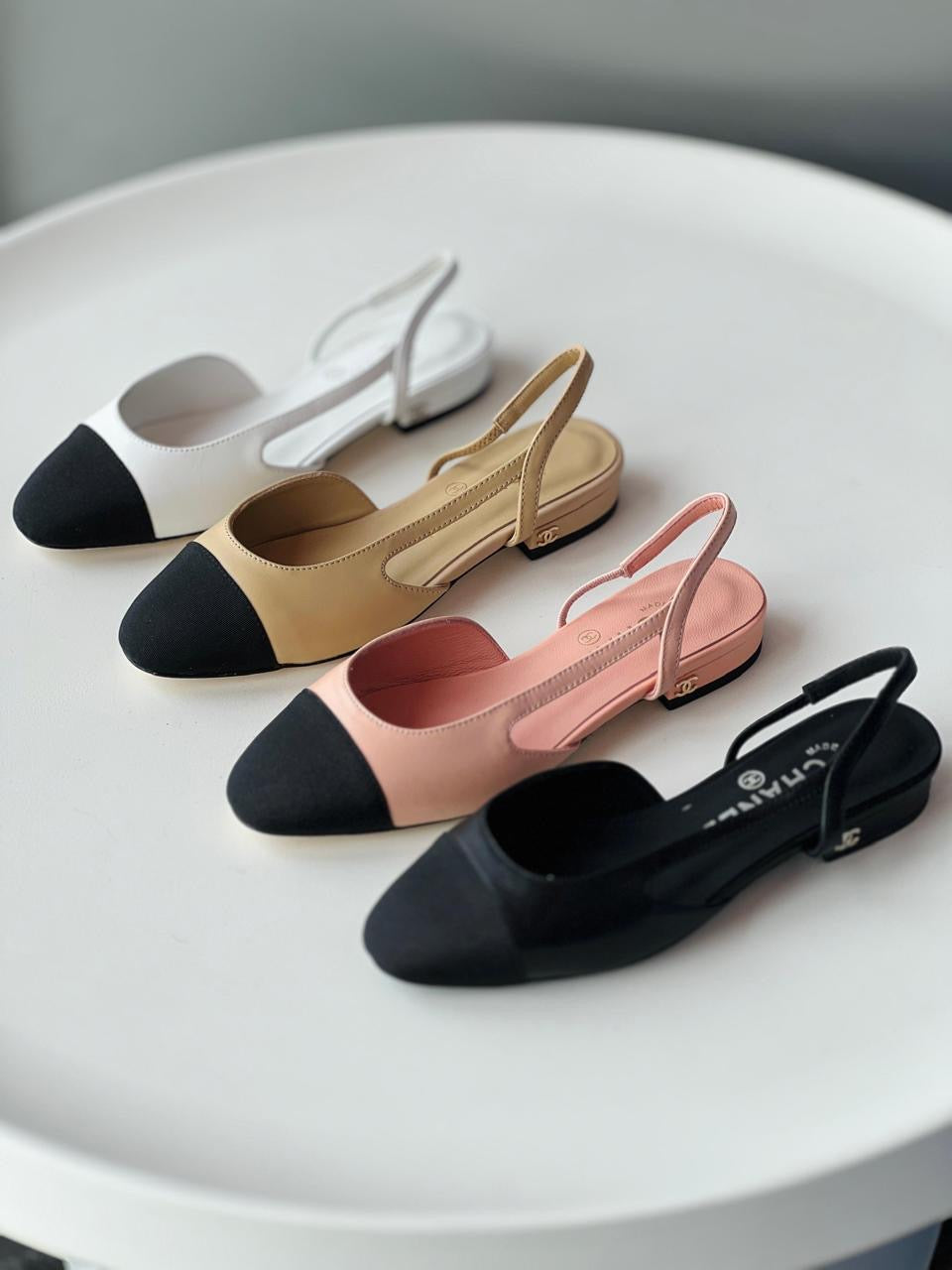 Chanel heels - low heels flat