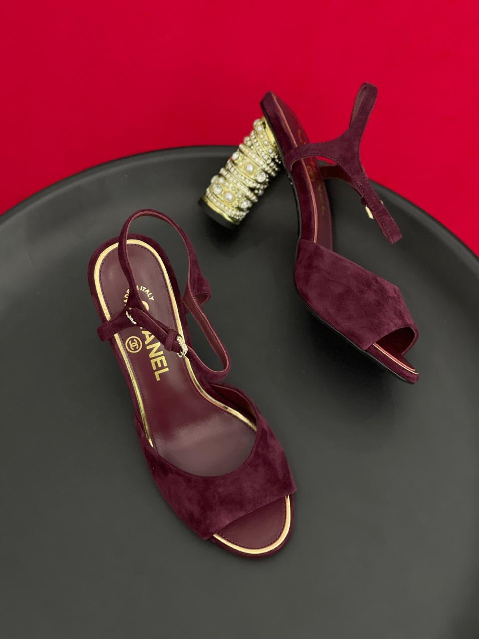 Chanel sandals heels