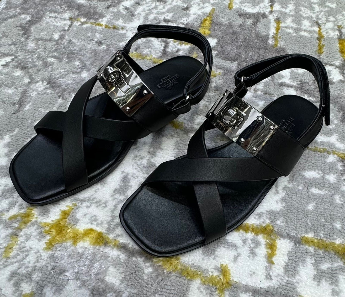 Hermes sandals.